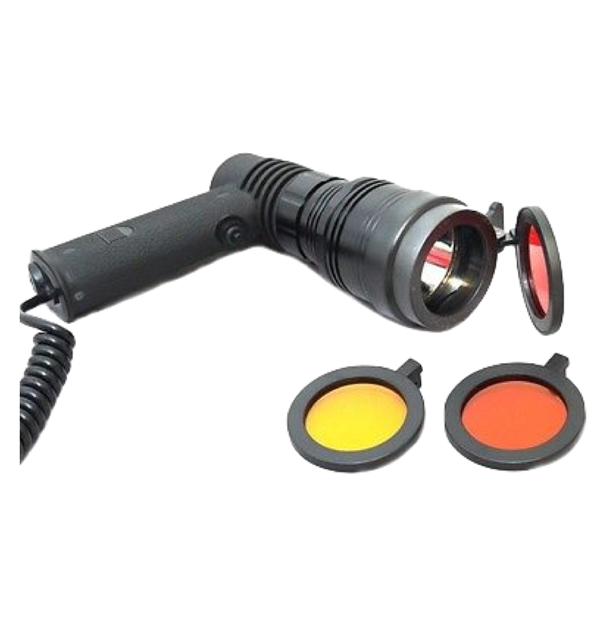 Cluson Clulite led pistol lamp A69 filter set and pro spotter lamp 4