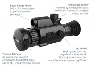 HIKMICRO Panther 50mm LRF Smart Thermal Weapon
