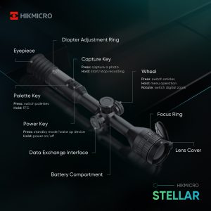 HIKMICRO Stellar Pro 50mm Thermal Rifle Scope SQ50