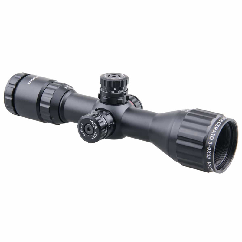 Vector Optics Cerato Ultra Compact 3-9x32 SFP Mildot AO (3 Yards) Rifle Scope + FREE Weaver Scope Rings - Image 7