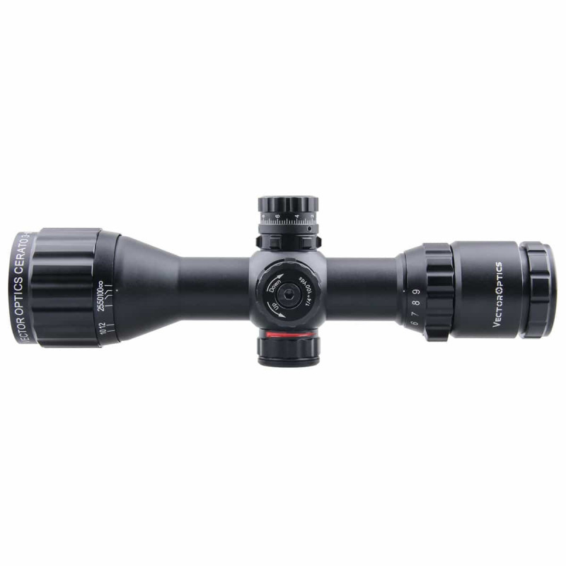Vector Optics Cerato Ultra Compact 3-9x32 SFP Mildot AO (3 Yards) Rifle Scope + FREE Weaver Scope Rings - Image 6