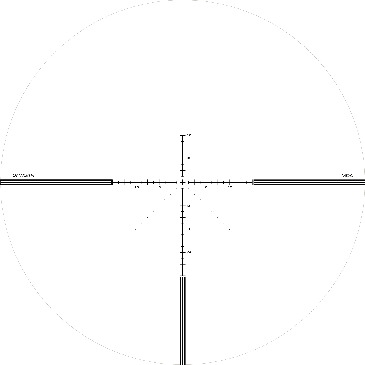 Reticle F1MOA24