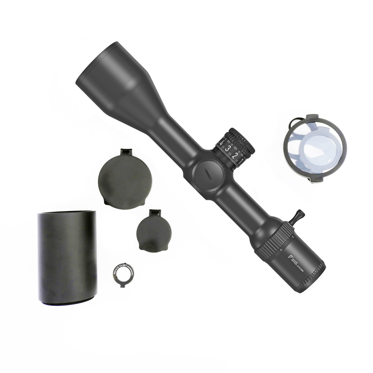 Falcon S40i+ 4-40x58i FFP ED IR 0.1MRAD 34mm Competition Rifle Scope - Image 10